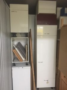 Küche eingelagert nach Wohnungsauflösung