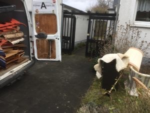 Abtransport bei einer Haus Entrümpelung